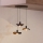 Eglo - Hanglamp aan een koord 3xE27/40W/230V zwart/goud