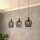 Eglo - Hanglamp aan een koord 3xE27/40W/230V zwart/goud