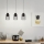 Eglo - Hanglamp aan een koord 3xE27/40W/230V zwart
