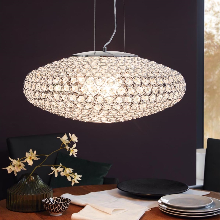 Eglo - Hanglamp aan een koord 3xE27/60W/230V