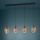 Eglo - Hanglamp aan een koord 4xE27/40W/230V bruin