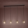 Eglo - Hanglamp aan een koord 4xE27/40W/230V goud