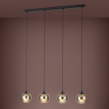 Eglo - Hanglamp aan een koord 4xE27/40W/230V