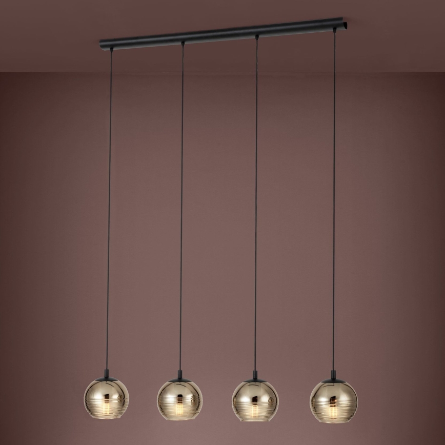 Eglo - Hanglamp aan een koord 4xE27/40W/230V