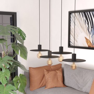 Eglo - Hanglamp aan een koord 4xE27/40W/230V