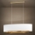 Eglo - Hanglamp aan een koord 4xE27/40W/230V wit/goud