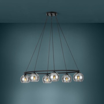 Eglo - Hanglamp aan een koord 6xE14/25W/230V