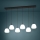 Eglo - Hanglamp aan een koord 6xE27/40W/230V zwart