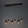 Eglo - Hanglamp aan een koord 6xE27/40W/230V zwart