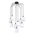 Eglo - Hanglamp aan een koord 9xE27/40W/230V wit