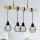 Eglo - Hanglamp aan een koord TOWNSHEND 4xE27/60W/230V