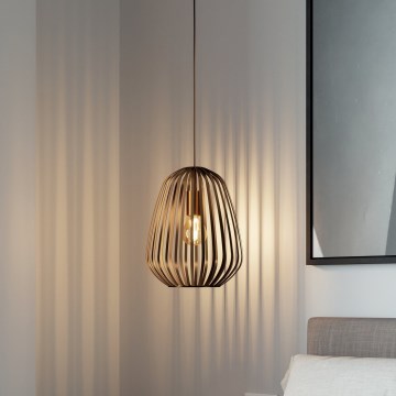 Eglo - Hanglamp aan kabel 1xE27/40W/230V bronskleurig