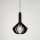 Eglo - Hanglamp aan kabel 1xE27/40W/230V pr. 38 cm zwart