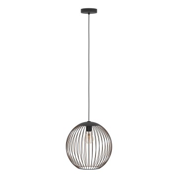 Eglo - Hanglamp aan kabel 1xE27/60W/230V zwart