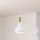 Eglo - Hanglamp aan kabel 1xE27/60W/230V Ø 18 cm wit