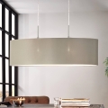 Eglo - Hanglamp aan kabel 2xE27/60W/230V taupe