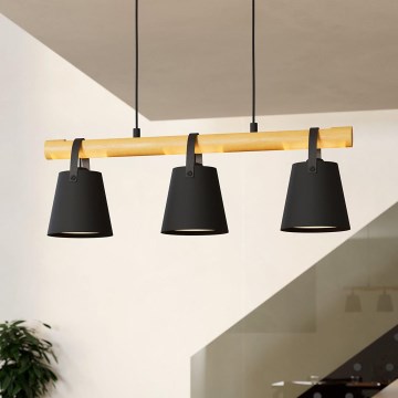 Eglo - Hanglamp aan kabel 3xE27/10W/230V