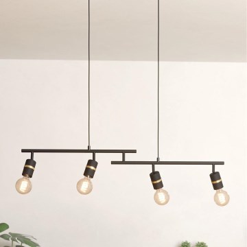 Eglo - Hanglamp aan kabel 4xE27/10W/230V
