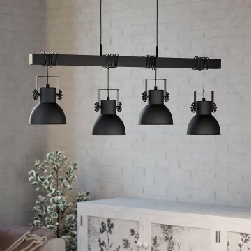 Eglo - Hanglamp aan kabel 4xE27/40W/230V