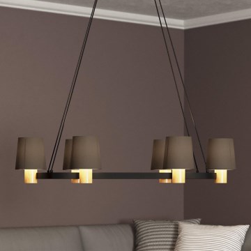 Eglo - Hanglamp aan kabel 6xE27/40W/230V