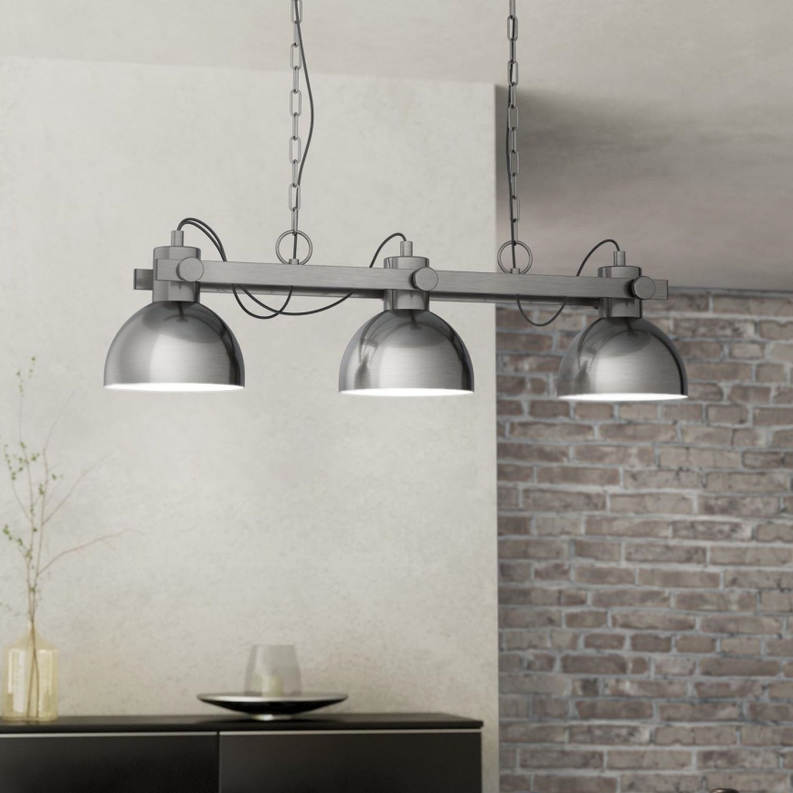 Eglo - Hanglamp aan ketting 3x E27 / 28W / 230V