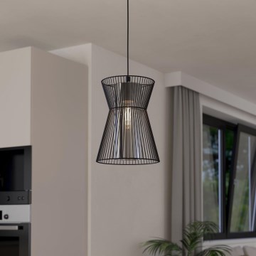 Eglo - Hanglamp aan koord 1xE27/40W/230V zwart