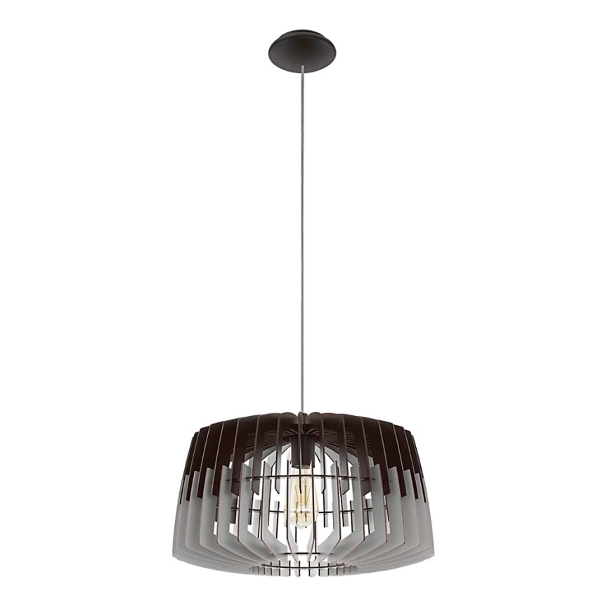 Eglo - Hanglamp aan koord 1xE27/60W/230V grijs/zwart 480mm