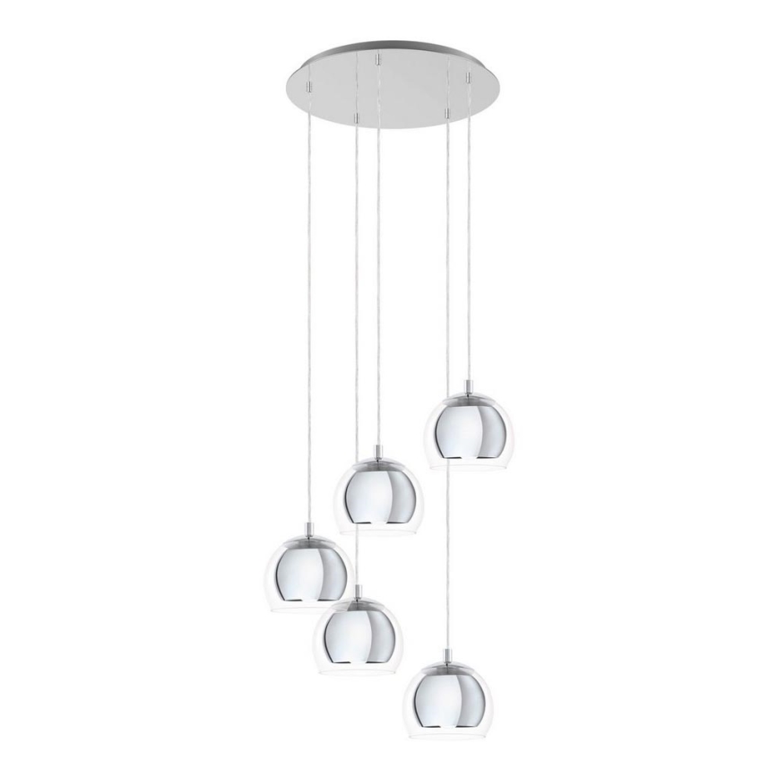 Eglo - Hanglamp aan koord 5xE27/28W/230V