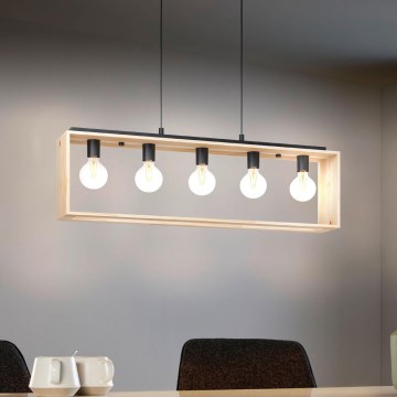 Eglo - Hanglamp aan koord 5xE27/40W/230V