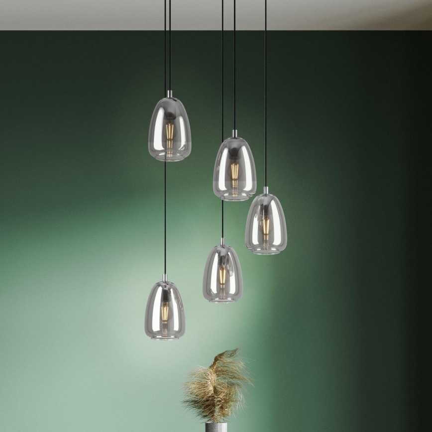 Eglo - Hanglamp aan koord 5xE27/40W/230V