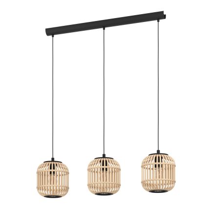 Eglo - Hanglamp aan koord BORDESLEY 3x E27 / 28W / 230V