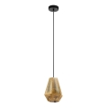 Eglo - Hanglamp aan koord  diameter 20 cm gouden 1x E27 / 28W / 230V