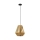 Eglo - Hanglamp aan koord diameter 3cm gouden 1x E27 / 28W / 230V
