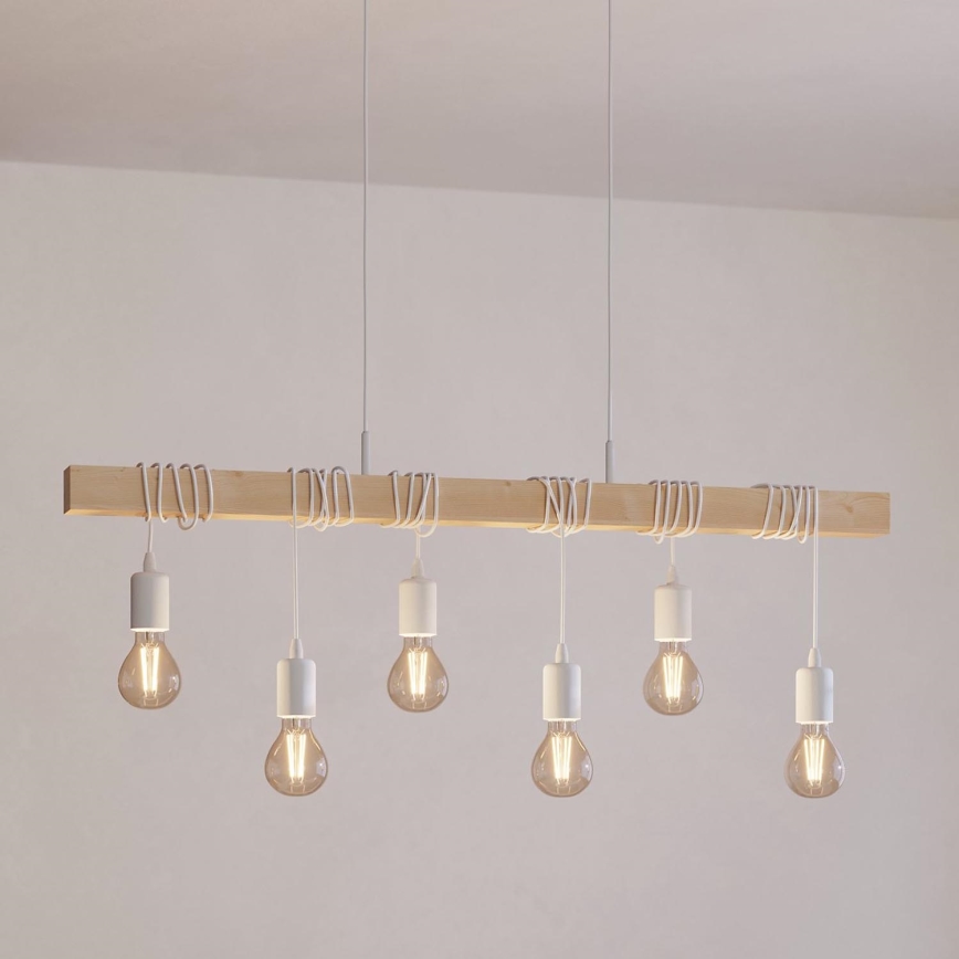 Eglo - Hanglamp aan koord TOWNSHEND 6xE27/60W/230V