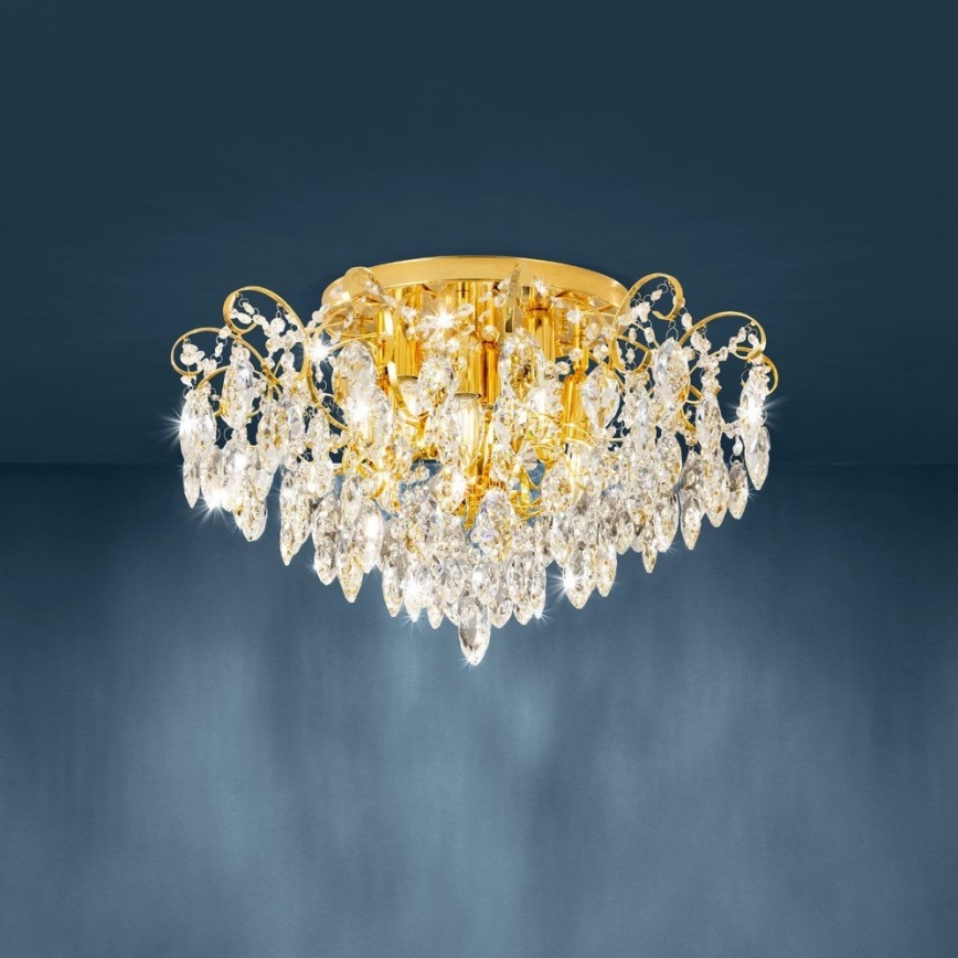 Eglo  - Hanglamp voor Oppervlakte Montage 6xE14/25W/230V goud