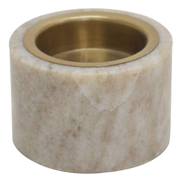 Eglo - Kandelaar 4x6 cm marmer/beige