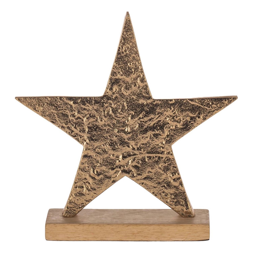 Eglo - Kerstversiering 21x20,5 cm ster/goud