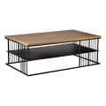 Eglo - Koffie Tafel 36x100 cm bruin/zwart