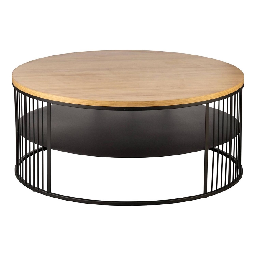 Eglo - Koffie Tafel 36x80 cm bruin/zwart - FSC gecertificeerd
