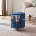 Eglo - Krukje 46x41 cm blauw/chroom