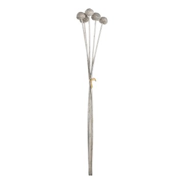 Eglo - Kunstbloem 58,5 cm zilver