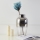 Eglo - Kunstbloem 65 cm blauw