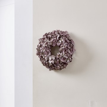 Eglo - Kunstmatige bloemenkrans diameter 35 cm paars