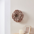 Eglo - Kunstmatige bloemenkrans diameter 35 cm roze