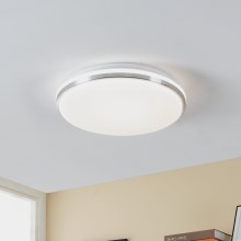 Eglo - LED Badkamer plafondlamp LED/15,6W/230V IP44 chroom