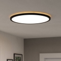 Eglo - LED Badkamer plafondlamp LED/16,8W/230V 2700/4000/6500K diameter 50 cm IP44 zwart