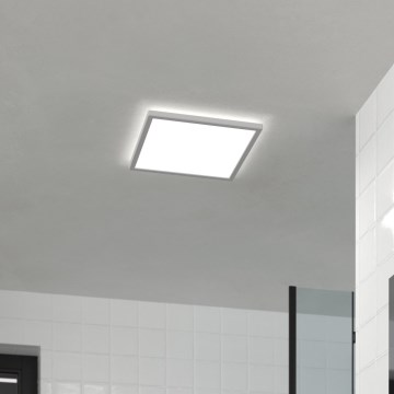 Eglo - LED Badkamer plafondlamp LED/17,6W/230V 2700K/4000K/6500K 39x39 cm IP44 wit