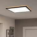 Eglo - LED Badkamer plafondlamp LED/17W/230V 2700/4000/6500K 50x50 cm IP44 zwart