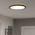 Eglo - LED Badkamer plafondlamp LED/18,5W/230V 2700K/4000K/6500K diameter 38,9 cm IP44 zwart