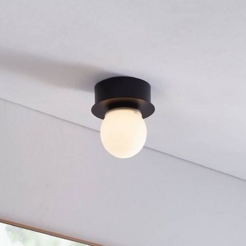 Eglo - LED Badkamer plafondlamp LED/3,3W/230V IP44 zwart